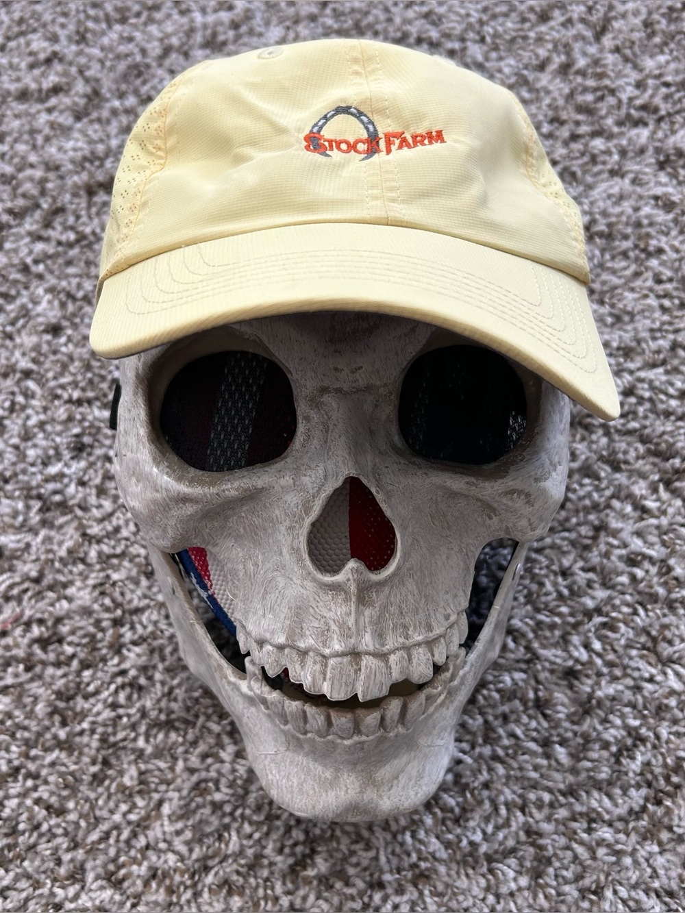 Imperial Stock Farm Club Luxury Golf Hat - Pastel Yellow Performance Cap